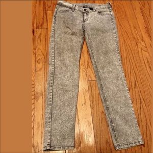 City Streets Gray Skinny Jeans Size 11 Inseam 30